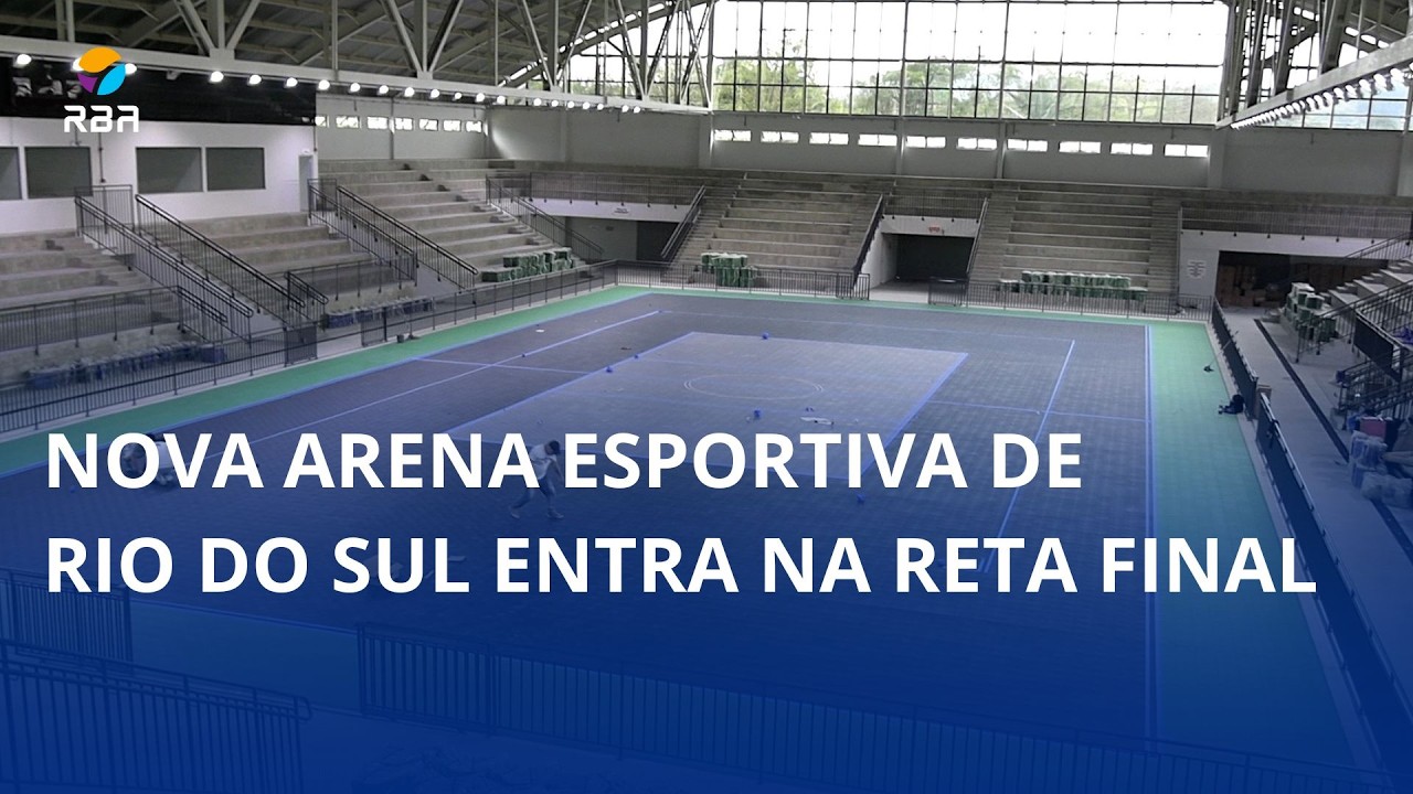 Nova arena esportiva de Rio do Sul entra na reta final