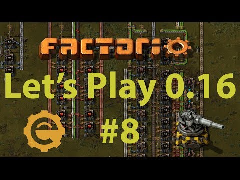 Factorio 0.16 Let's Play #8 - Plastic, sulfuric acid, batteries, and engine units
