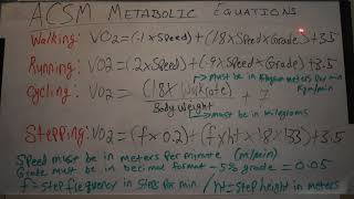 Intro to metabolic equations