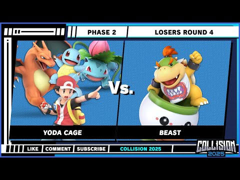 Collision 2025 - Phase 2 - Yoda Cage (Morton) vs Beast (Pokemon Trainer) - SSBU Singles