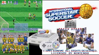 International Superstar Soccer Deluxe SWEDEN SNES - C&M Playthrough