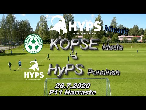 HyPS P11 Minarit KOPSE Musta - HyPS Punainen 26.7.2020