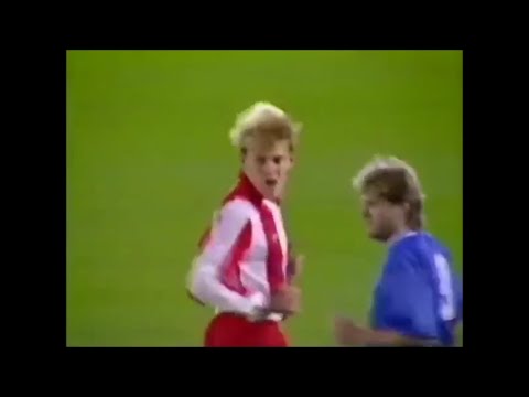 Robert Prosinecki vs Rangers I European Cup Round of 16, 2nd leg 90/91  I All Touches and Actions