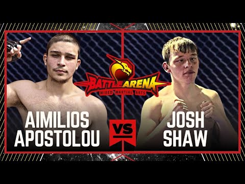 BA 76: AIMILIOS APOSTOLOU VS JOSH SHAW | #MMA #FULLFIGHT #TKO