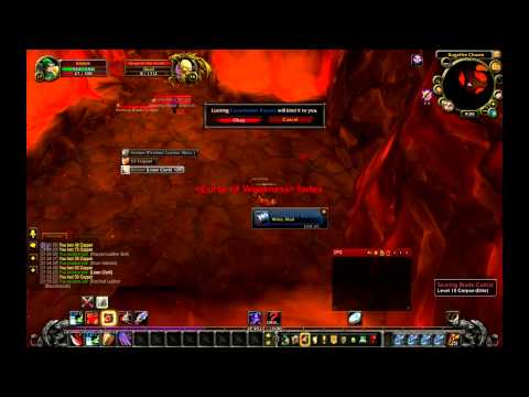 Level 17 prot warrior soloing Jergosh the Invoker in Ragefire Chasm