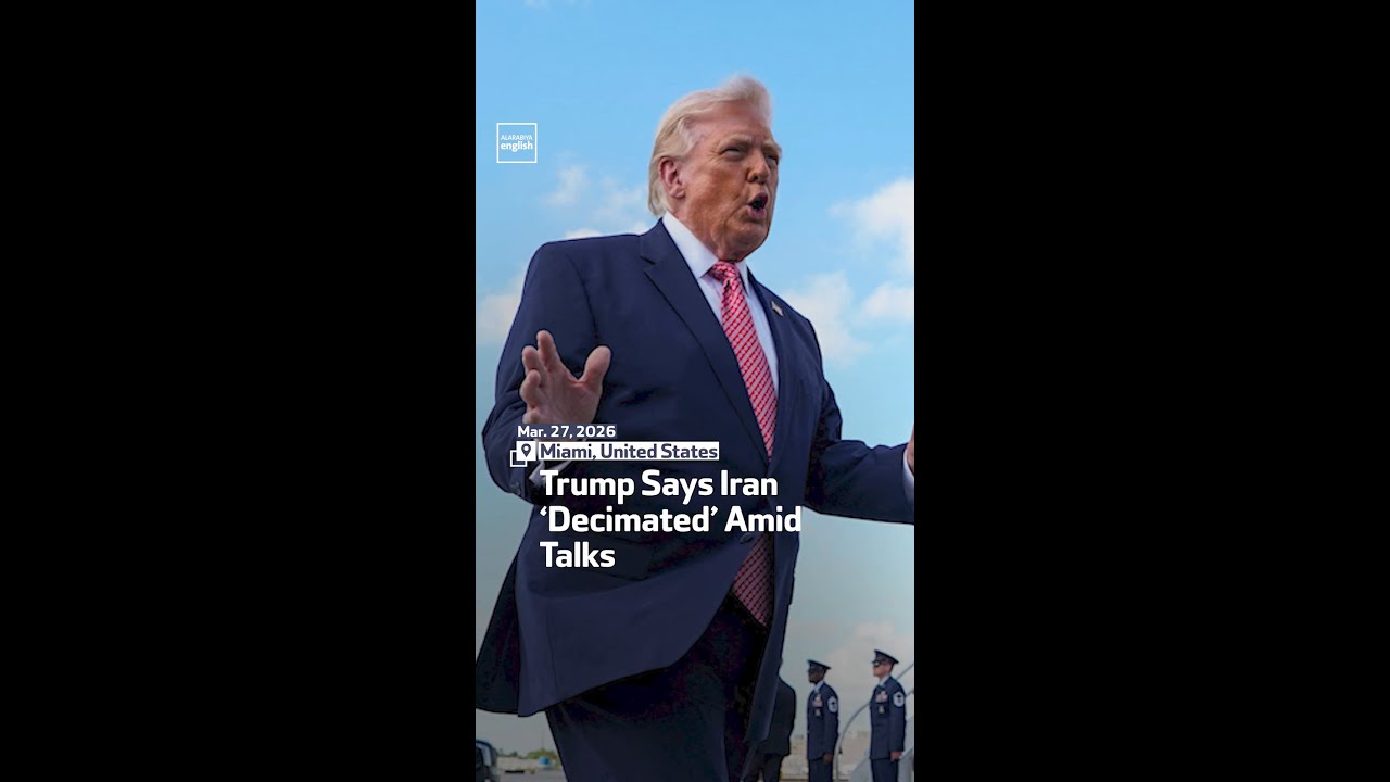 Video | Trump Says Iran “Decimated” Amid Talks