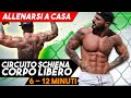 Circuito a casa CORPO LIBERO Schiena HOME BACK TRAINING ▪ 6 - 12 minuti