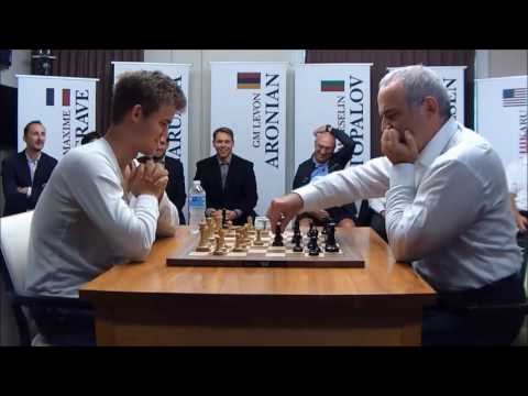 Chess-Magnus Carlsen vs Garry Kasparov, leader of team!