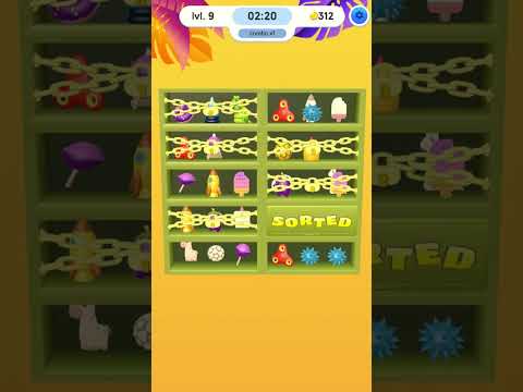 Fidget Games - Sort Toys Board
