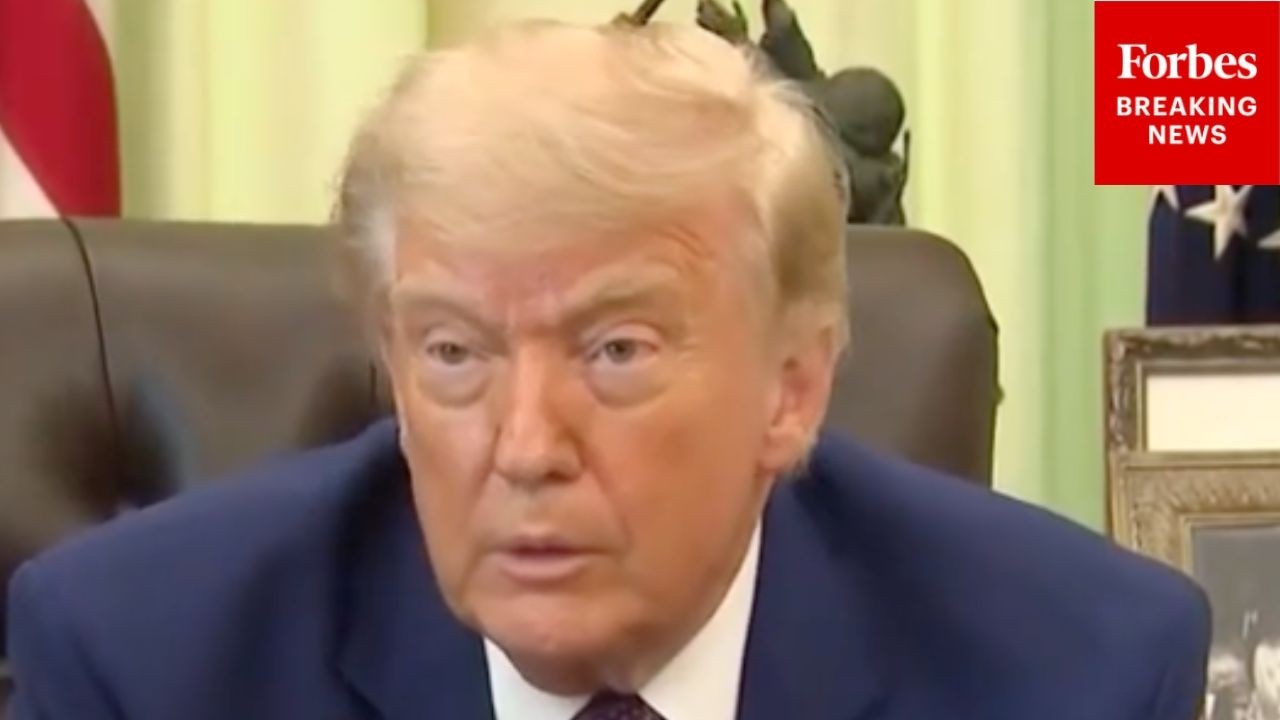 Video | Trump Asked About Claim Iran Would Allow US To Dig Up Nuclear Material: 'Did Iran Actually Agree?'