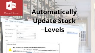 How to automatically update stock levels in Micros