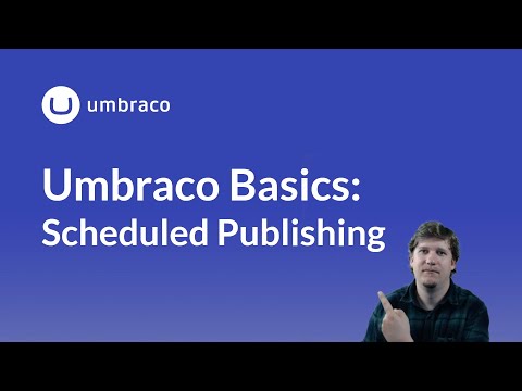 Umbraco Basics: Scheduled Publishing