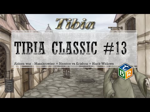 Tibia 7.4 | Aldora war - Masakrowiec + Nemtor vs Krishna + Black Widows