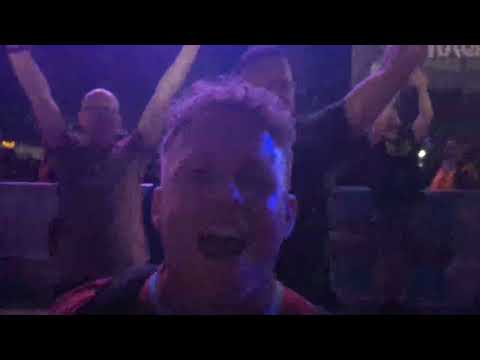 Bubbles at West Ham fanzone Prague