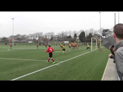 28-03-2015 Haastrecht D1 - vv Nieuwerkerk D1 (4-2)