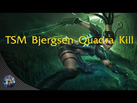 TSM Bjergsen Quadra Kill on Nidalee vs Curse