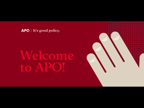 APO - It's good policy