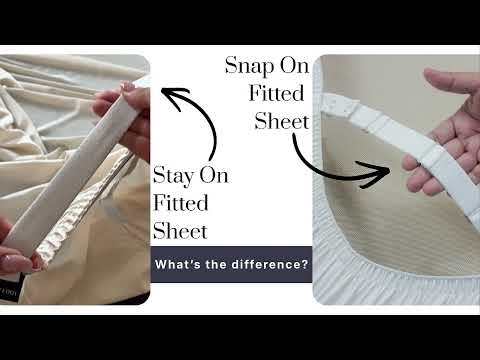 Snap On vs. Stay On Fitted Sheet | One Bed