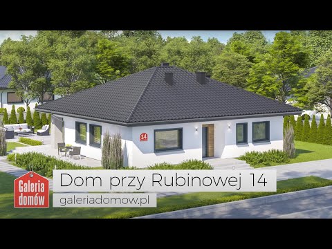 Projekt domu przy Rubinowej 14 - GaleriaDomow.pl