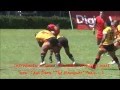 Dion The Hammer Aiye And Jason Tali Bone Crunching Tackle On Tongan Fullback
