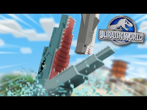 TheGamingBeaver - FEEDING THE MOSASAUR!!! - Jurassic World Minecraft DLC | Ep2