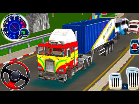 US Truck Car Transporter Driving Simulator - Cargo Transport MultistoryVehicle - Android GamePlay