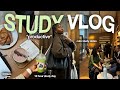 *PRODUCTIVE* STUDY VLOG | 12 HOUR study day, 9am classes & coffee dates ☕️