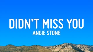 Angie Stone - Wish I Didn&#39;t Miss You (Lyrics)