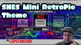 New RetroPie Theme SNES Classic Edition