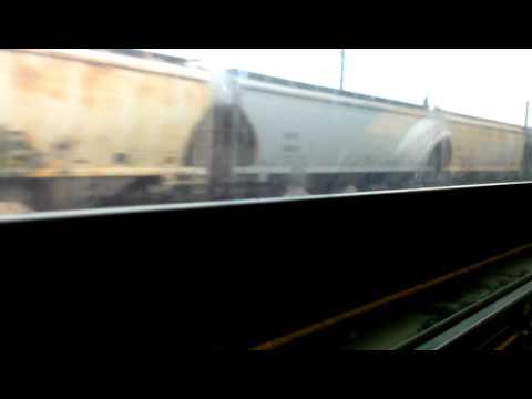 Union Pacific 5610 Grain Train In Siding