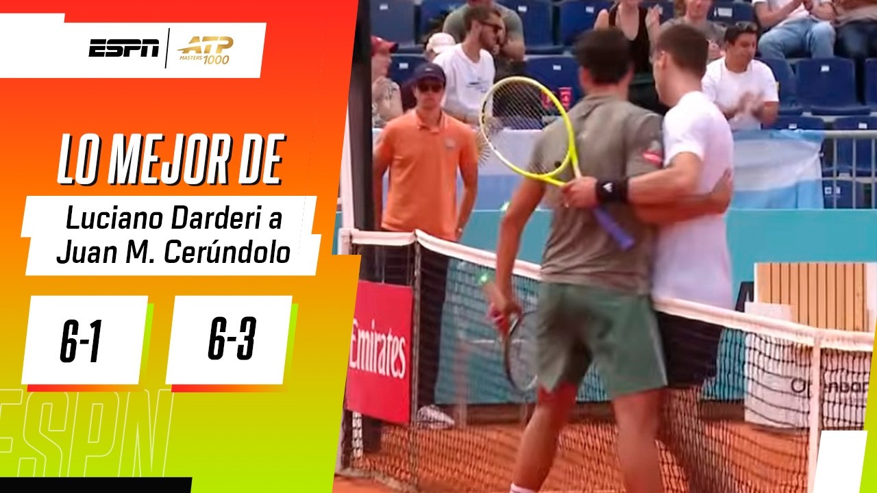 DARDERI DERROTÓ 6-1, 6-3 A JUANMA CERÚNDOLO EN MADRID ¡Y AHORA IRÁ CONTRA FRANCISCO! RESUMEN