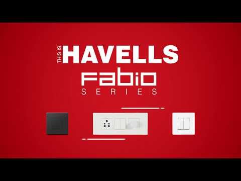 10a havells fabio modular switches, 240v, 1 way