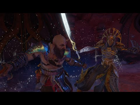 God of War Ragnarok - KRATOS vs MAVEN Boss Fight | NO DAMAGE (GMGOW)
