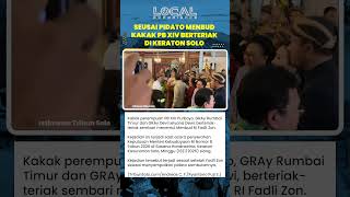 Detik-detik Kakak PB XIV Berteriak Tak Terima saat Menbud Fadli Zon Serahkan SK di Keraton Solo