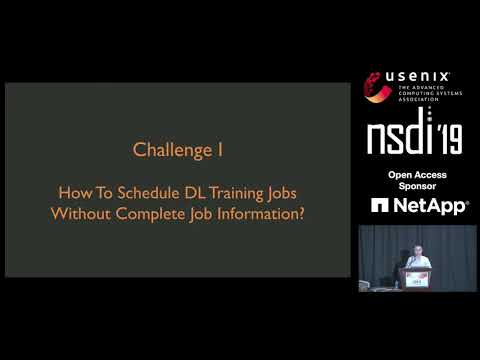 NSDI '19 - Tiresias: A GPU Cluster Manager for Distributed Deep Learning