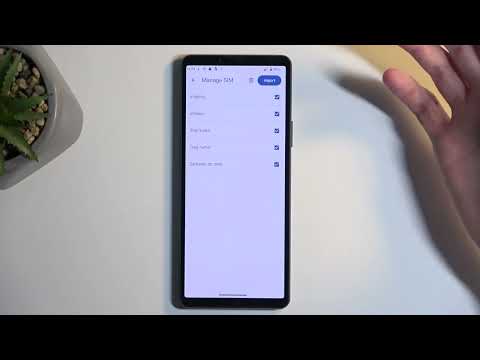 How to Copy Contacts from SIM to SONY Xperia 10 VI