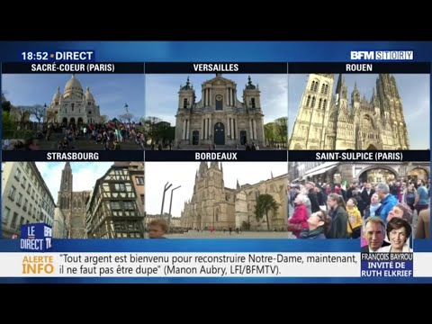 Les cloches des cathédrales de France sonnent en hommage à Notre-Dame