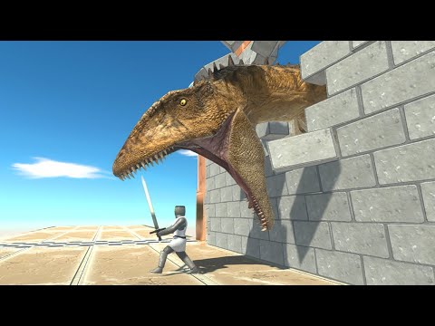 Carcharodontosaurus Unexpected Attack - Animal Revolt Battle Simulator