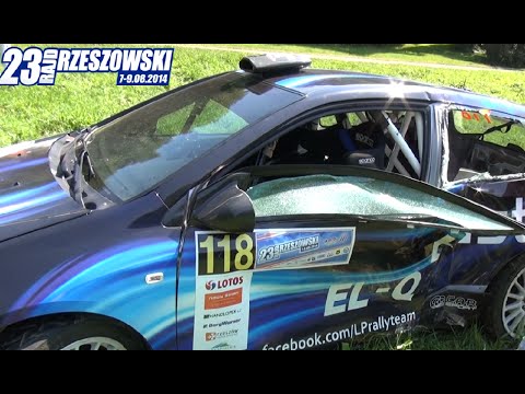 23 Rajd Rzeszowski 2014 action and crash by Rallycoholicy