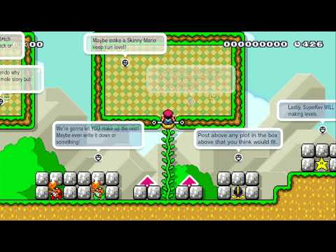 Final Mole Story Announcement by ★SuperKev★ - Miiverse - SUPER MARIO MAKER - NO COMMENTARY 1bh