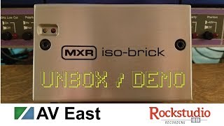 Video thumbnail for MXR iso-brick power supply unboxing / demo by therockstudio