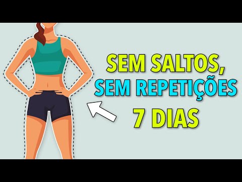 7 DIAS PERDA DE GORDURA DO CORPO TODO - SEM SALTOS, SEM REPETIÇÕES (20 MINUTOS)