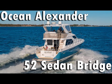 2005 Ocean Alexander 52 Sedan Apaiser Video
