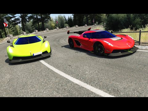 Koenigsegg Jesko Absolut vs Koenigsegg Jesko at Brasov