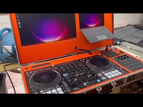 Custom built DJ case "the wurble box"
