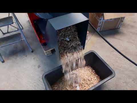 Shredder industriell Holzhäcksler, Holzhacker, Hackschnitzel Haksler Einzelwellen Doppelwellen