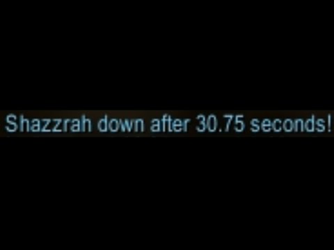 Shazzrah in 30 Seconds (Fastest Boss Kill I've Seen So Far) - World Of Warcraft: Classic