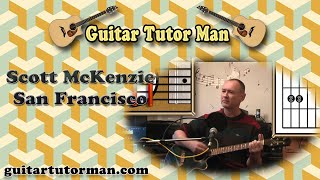 San Francisco - Scott McKenzie - Acoustic Guitar Lesson