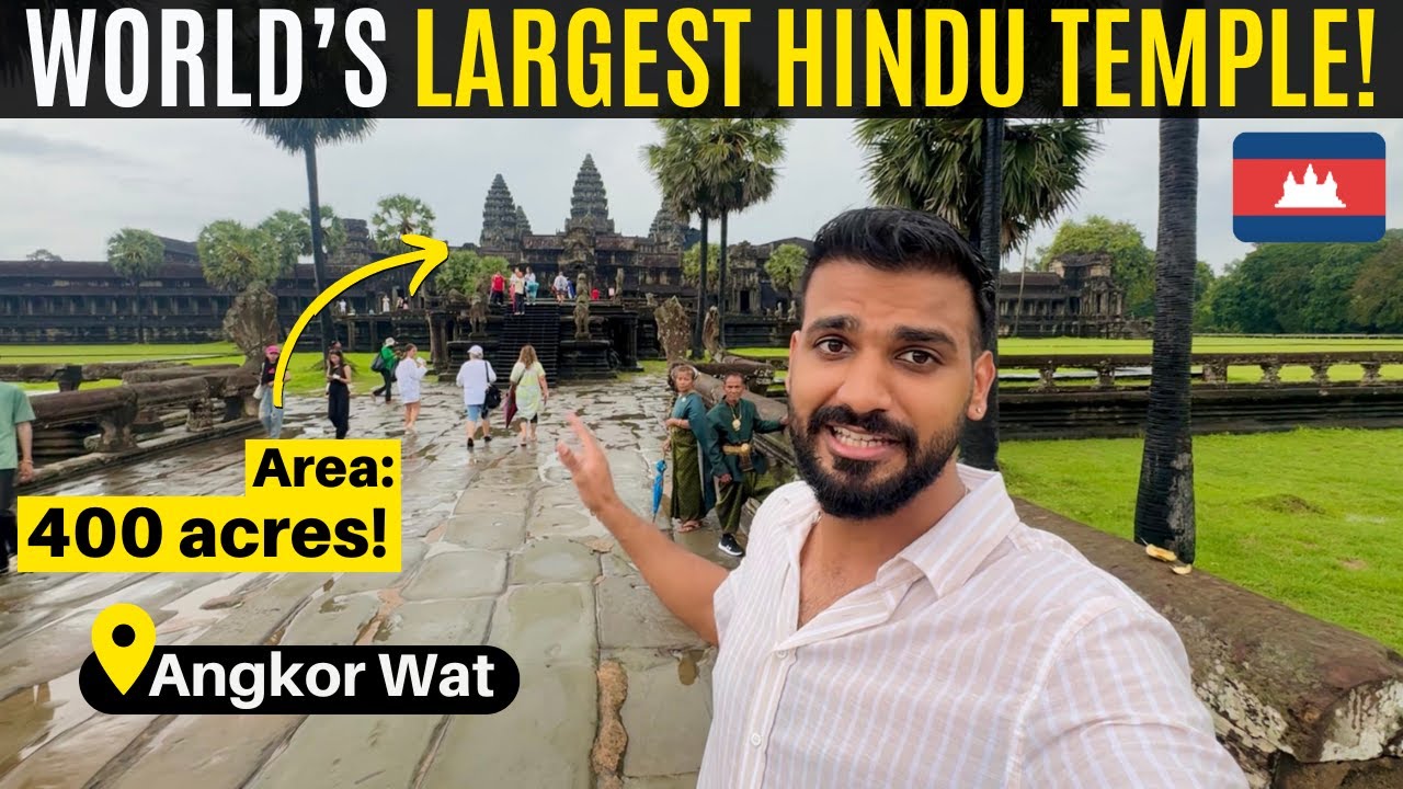 Inside the World’s Largest Temple: Angkor Wat, Cambodia! 🇰🇭