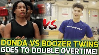 Rob Dillingham & Zion Cruz Vs Boozer Twins! Donda Forces DOUBLE OVERTIME At Miami Homecoming! 🤩